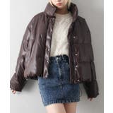 ブラウン | フェイクレザーファイバーダウン | SpRay