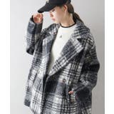 リングボアチェックビッグジャケット | SpRay | 詳細画像9