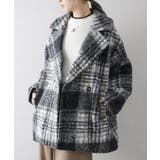 リングボアチェックビッグジャケット | SpRay | 詳細画像10