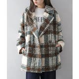 リングボアチェックビッグジャケット | SpRay | 詳細画像11