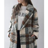 リングボアチェックビッグジャケット | SpRay | 詳細画像12