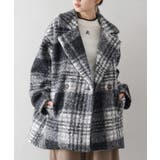 リングボアチェックビッグジャケット | SpRay | 詳細画像2