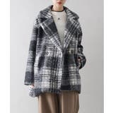 リングボアチェックビッグジャケット | SpRay | 詳細画像3