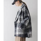 リングボアチェックビッグジャケット | SpRay | 詳細画像5