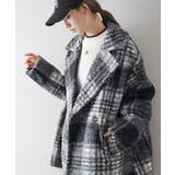 リングボアチェックビッグジャケット | SpRay | 詳細画像8