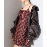 チェック切替ミニキャミワンピース | SpRay | 詳細画像4 