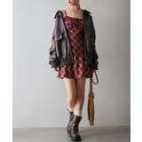 チェック切替ミニキャミワンピース | SpRay | 詳細画像6 