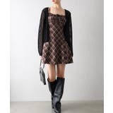 チェック切替ミニキャミワンピース | SpRay | 詳細画像8 