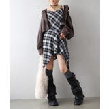 チェックヘムキャミワンピース | SpRay | 詳細画像10