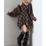 チェックヘムキャミワンピース | SpRay | 詳細画像3