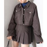 チャコールグレー | ツイルステッチプリーツ SET UP | SpRay