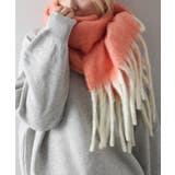 オレンジ | 起毛メランジストール | SpRay