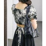 総柄BACKリボンオフショルダーシャツ | SpRay | 詳細画像9