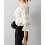 ストライプクロスフリルブラウス | SpRay | 詳細画像8 