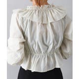 ストライプクロスフリルブラウス | SpRay | 詳細画像9 