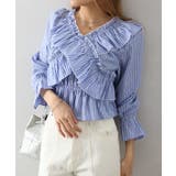 ストライプクロスフリルブラウス | SpRay | 詳細画像17 