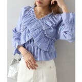 ストライプクロスフリルブラウス | SpRay | 詳細画像18 