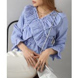 ストライプクロスフリルブラウス | SpRay | 詳細画像20 