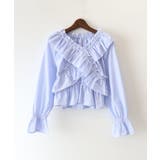 ストライプクロスフリルブラウス | SpRay | 詳細画像23 