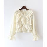 ストライプクロスフリルブラウス | SpRay | 詳細画像25 