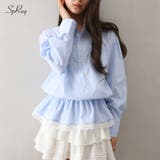 ドロスト裾レースシャツ | SpRay | 詳細画像1 