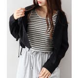 【2点セット】ボーダータンクトップサイドシャーリングシャツセット | SpRay | 詳細画像10 