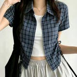 チェックサイドシャーリングシャツ | SpRay | 詳細画像1 
