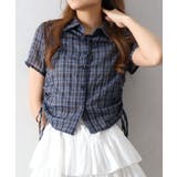 チェックサイドシャーリングシャツ | SpRay | 詳細画像8 