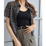チェックサイドシャーリングシャツ | SpRay | 詳細画像18 