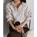 フリル5分袖クロップドシャツ | SpRay | 詳細画像18 