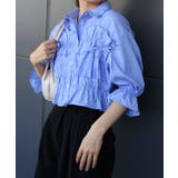 フリル5分袖クロップドシャツ | SpRay | 詳細画像24 