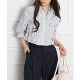 フリル5分袖クロップドシャツ | SpRay | 詳細画像25 