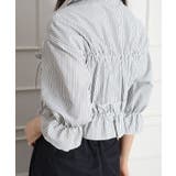 フリル5分袖クロップドシャツ | SpRay | 詳細画像31 