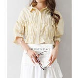 フリル5分袖クロップドシャツ | SpRay | 詳細画像32 