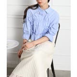 フリル5分袖クロップドシャツ | SpRay | 詳細画像7 