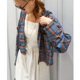 フードショートチェックシャツ | SpRay | 詳細画像12 