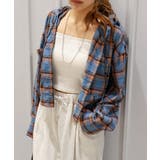 フードショートチェックシャツ | SpRay | 詳細画像13 