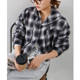 フードショートチェックシャツ | SpRay | 詳細画像4 