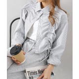 ホワイト×ブラック | フロントシャーリングシャツ | SpRay