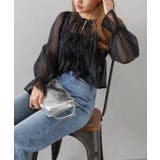 シアーリボン2WAYブラウス | SpRay | 詳細画像4 