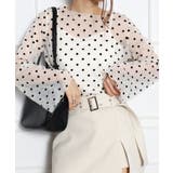 キャミ付フロッキードットロングスリーブ | SpRay | 詳細画像13 