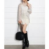 キャミ付フロッキードットロングスリーブ | SpRay | 詳細画像7 