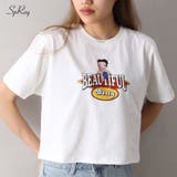 BETTYプリントショート丈Tシャツ | SpRay | 詳細画像1