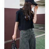 BETTYプリントショート丈Tシャツ | SpRay | 詳細画像18