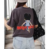 BETTYプリントショート丈Tシャツ | SpRay | 詳細画像34