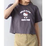 KITTYプリントショート丈Tシャツ | SpRay | 詳細画像11