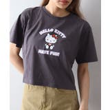 KITTYプリントショート丈Tシャツ | SpRay | 詳細画像12