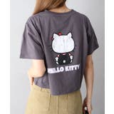 KITTYプリントショート丈Tシャツ | SpRay | 詳細画像15