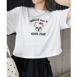 KITTYプリントショート丈Tシャツ | SpRay | 詳細画像26