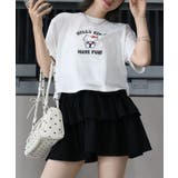 KITTYプリントショート丈Tシャツ | SpRay | 詳細画像28